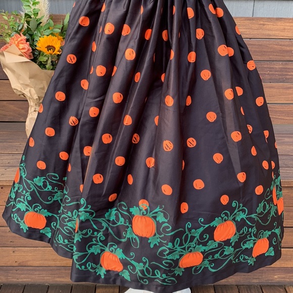 TRADE FOR UK 18: Lindy Bop UK 16 Pumpkin Dress - Picture 4 of 11